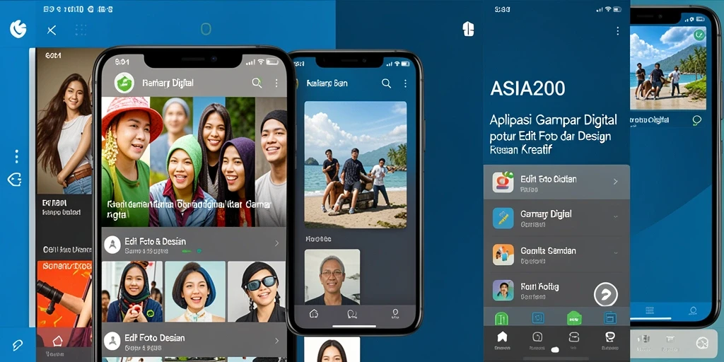 Tampilan antarmuka ASIA200 dengan fitur pengeditan yang ramah pengguna.