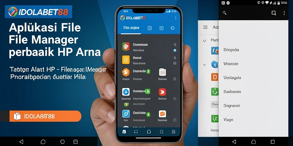 Screenshot utama IDOLABET88 menampilkan antarmuka sederhana dan efisien untuk pengelolaan file.