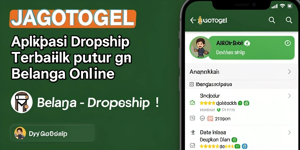 Antarmuka JAGOTOGEL yang intuitif untuk belanja Dropship.