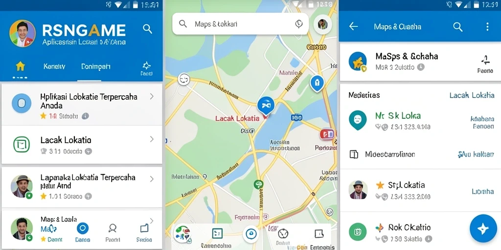 Antarmuka RSNGAME menunjukkan fitur pelacakan lokasi yang praktis.